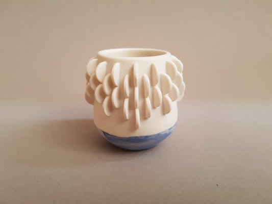 Small Blue Marble Vessel