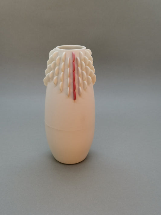 Single Stem Vase with a Red Gradient