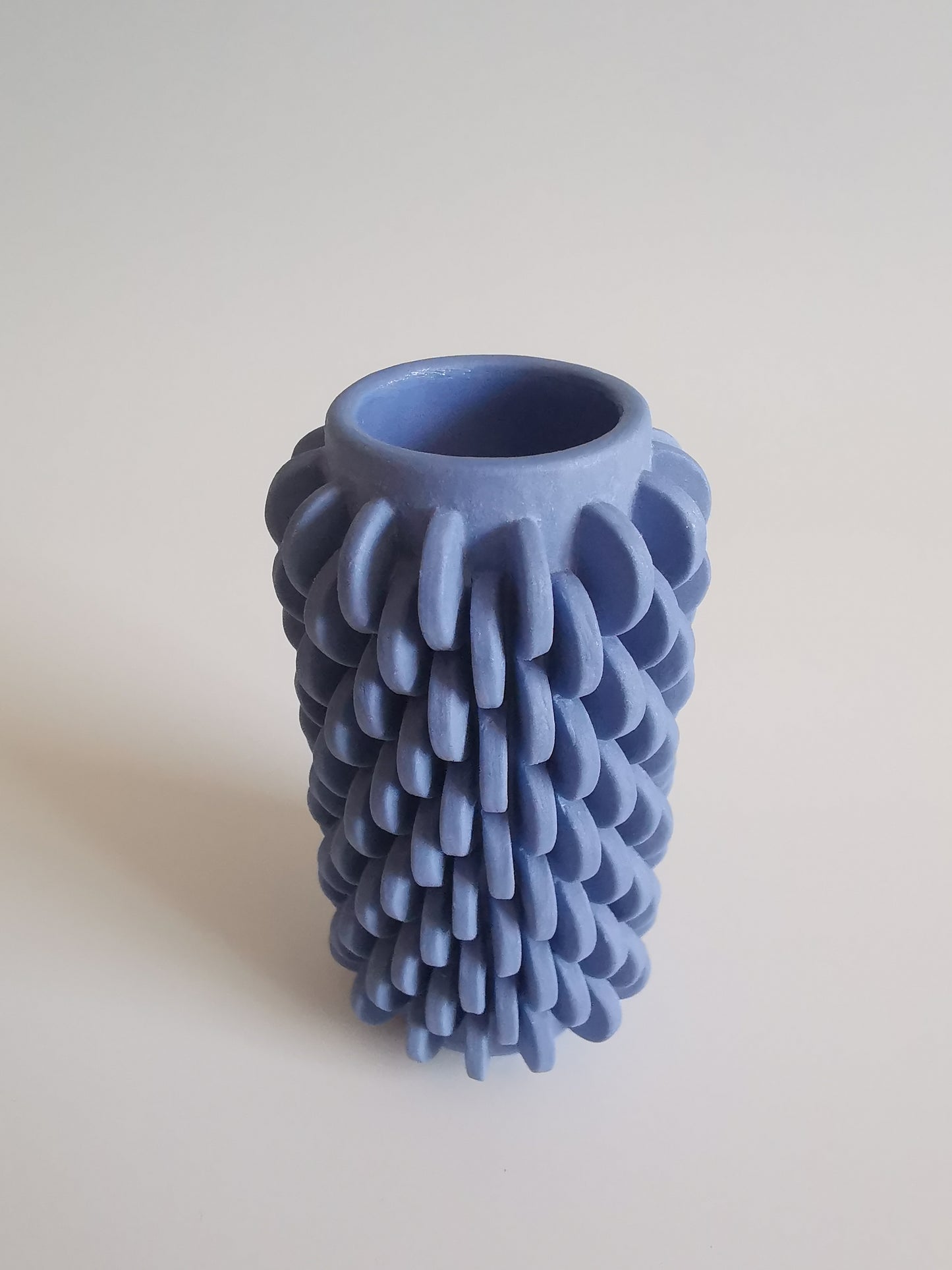 Mini Royal Blue Vase with Disks