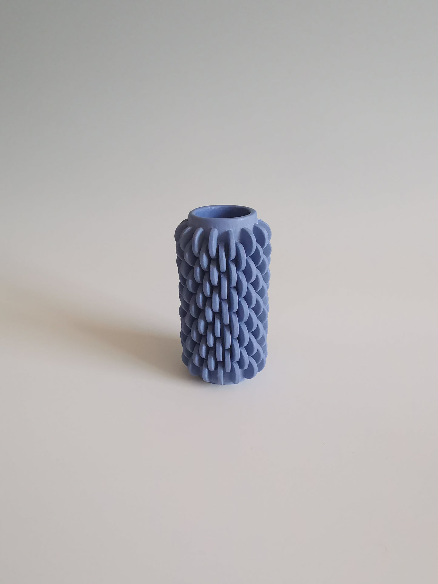 Mini Royal Blue Vase with Disks