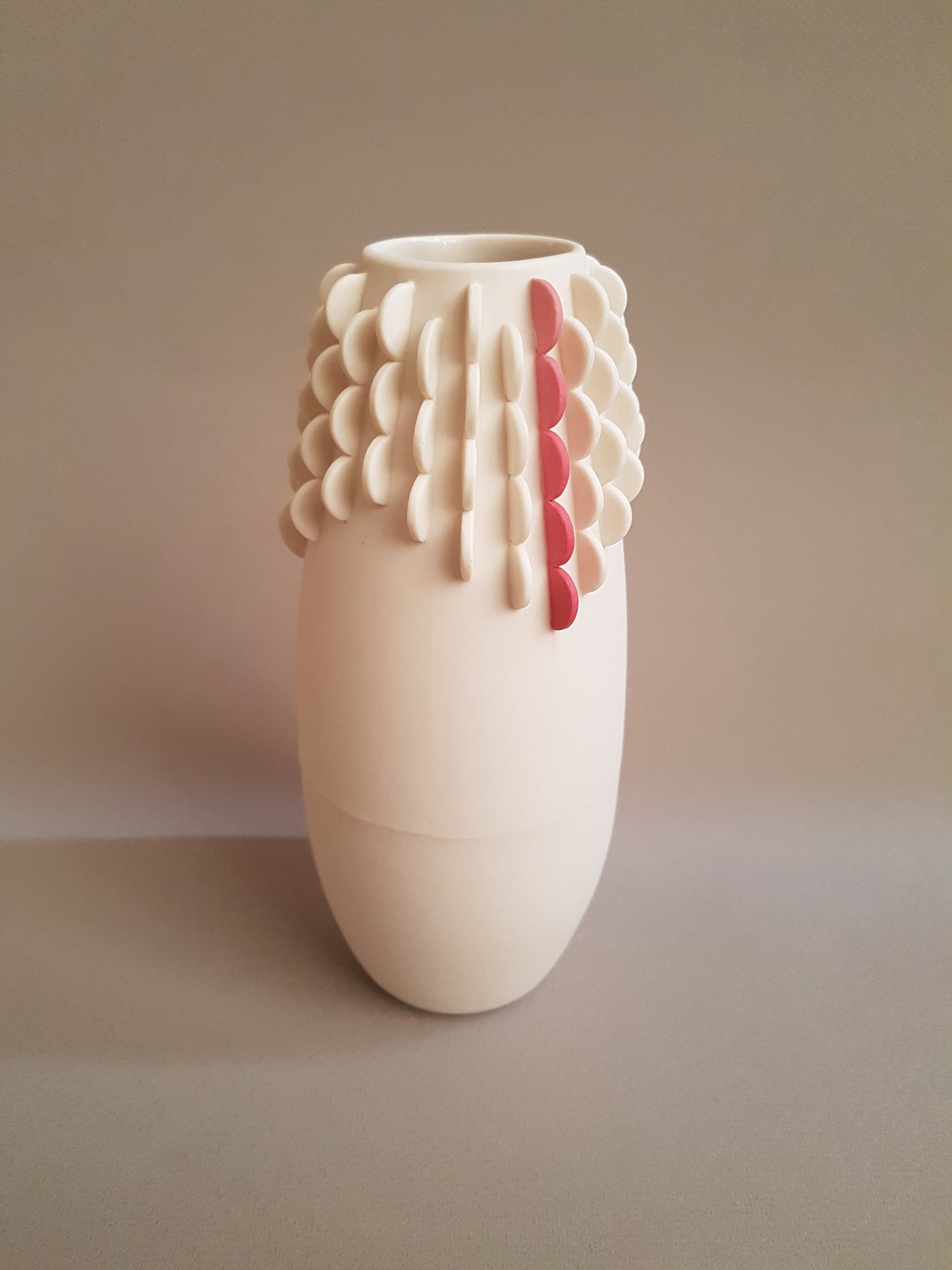 Single Stem Vase with Colour Strip